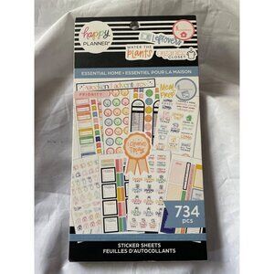 Happy Planner Essential Home Sticker Sheets 734 Pcs